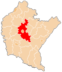 Location within the voivodeship