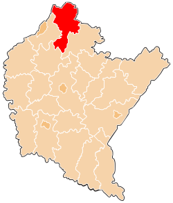 Location within the voivodeship