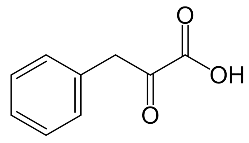 File:Phenylpyruvic acid.png