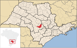 Location in São Paulo state