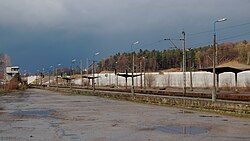 Defunct train station