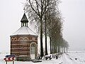 Village in winter.