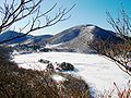 Lake Ōno and Mount Jizo in winter