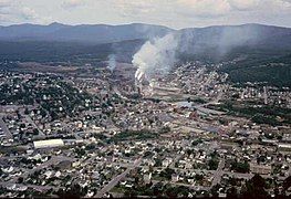 City panorama from Mt. Forest, 1970