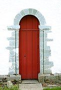 Door into the church