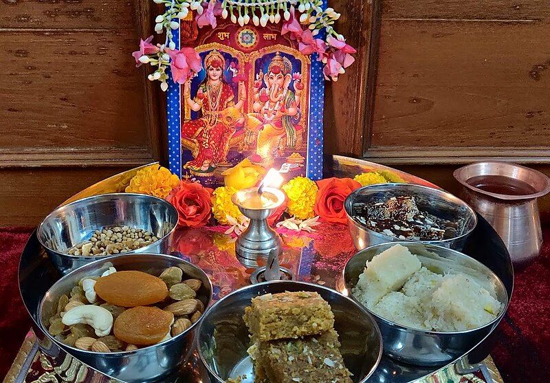 File:Diwali Lakshmi Poojan.jpg