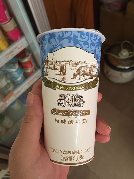 File:Local Yoghourt 乐悠原味酸奶.jpg