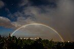 A moonbow over Kihei, Maui, Hawaii, US