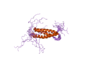 2dl1: Solution structure of the MIT domain from human Spartin