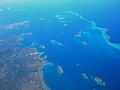 This part of the lagoon, near Dumbéa and Païta, in the North-West of Nouméa, is not included in the UNESCO world heritage sites.