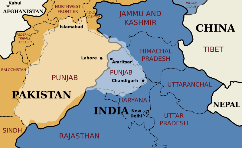 File:Punjab map.svg