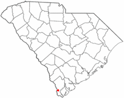 Location in South Carolina