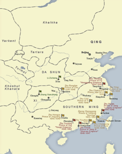 The Xi dynasty during the Ming–Qing transition