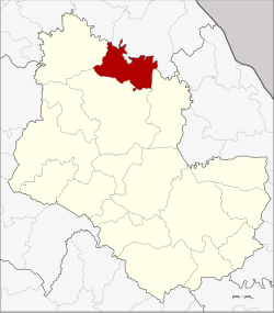 District location in Sakon Nakhon province