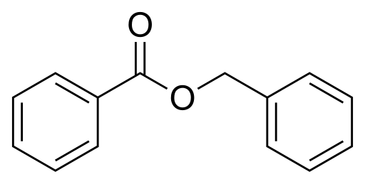 File:Benzyl benzoate structure.svg