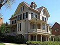 Howe-Childs Gate House, built around 1861 by Thomas Marshall Howe, at 5918 Fifth Avenue.