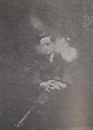 Fraudulent "spirit" photograph featuring Malcolm Bird, taken by William Hope