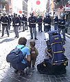 Peace march in Rome.