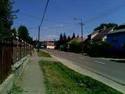 Main street of Tarnalelesz