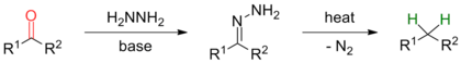 Scheme 1. Wolff-Kishner Reduction