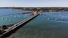 Langstone bridge from Hayling Island