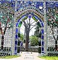 A bottle wall