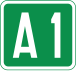 A1 Motorway shield}}