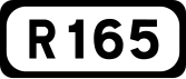 R165 road shield}}