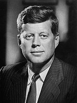 Photographic portrait of John F. Kennedy