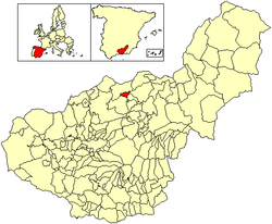 Location of Torre-Cardela