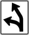 R3-6b Optional movement lane control, double left turns