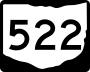 State Route 522 marker