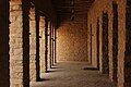 A columned arcade within the mosque