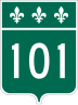 Route 101 marker