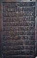 Bronze plaque with dedication. -100 BCE/100 CE