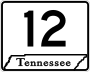 State Route 12 marker