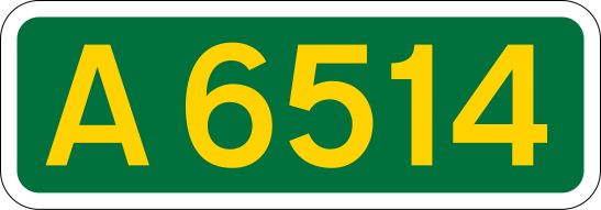 File:UK road A6514.svg