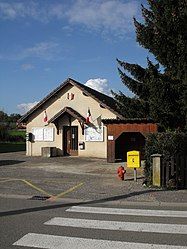 The town hall in L'Écouvotte