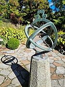 Centennial sundial, celebrating 100 years of council management of the garden