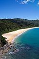 Tōtaranui is a 1 km long beach and the location of a large campsite.