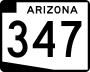 State Route 347 marker