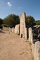 The megaliths of the forecourt form a semicircle