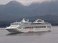 The Dawn Princess in Ketchikan.