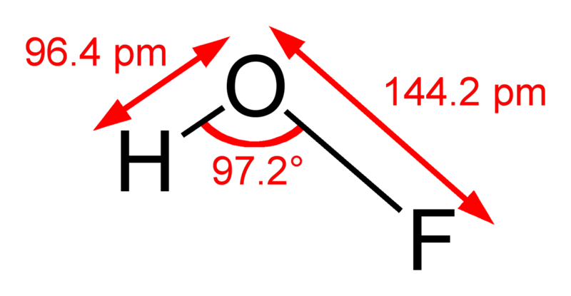 File:Hypofluorous-acid-2D-dimensions.png