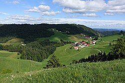 View of Idrijske Krnice facing east