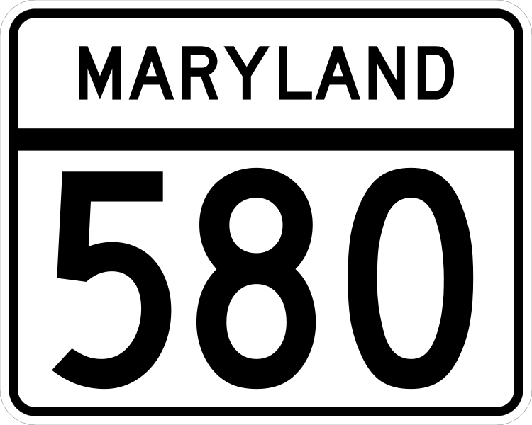 File:MD Route 580.svg