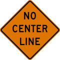 CW8-12 No center line