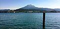 Monte Pilatus desde las orillas del Lago Lucerna