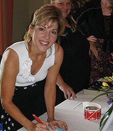 Author T. Lynn Ocean at a book signing in Myrtle Beach, SC.