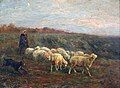 Albert Charpin "Woman with Lambs"